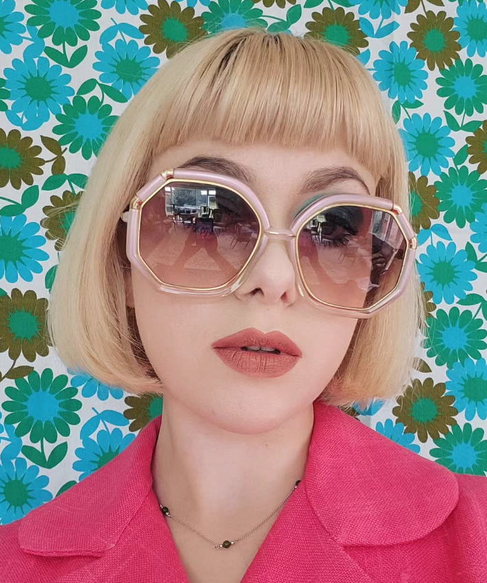 Iridescent Pink Sunglasses